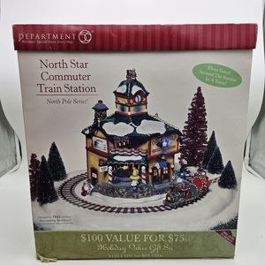 Department 56 North Star Commuter Train Station